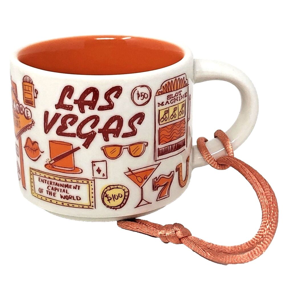 Starbucks Las Vegas Been There Series Mini Mug Ornament 2022 2 Fl Oz Collectible